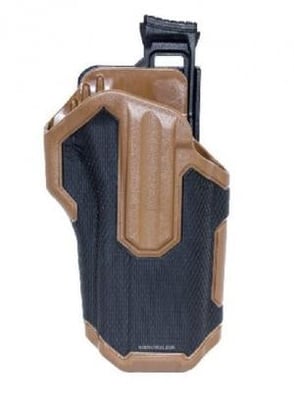 BlackHawk Omnivore Holster, Black/Tan, Non light, Left Hand, 419000BCL