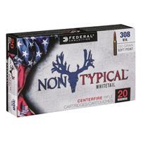 Federal, Non-Typical, .308 Winchester, SP, 150 Grain, 20 Rounds 308DT150