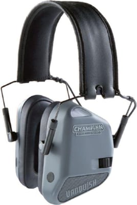 Champion Traps And Targets Champion Electronic Nonoslim Ear Muffs 26db Grey 604544631227