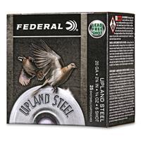 Federal Upland Steel, 20 Gauge, 2 3/4&amp;quot;, 3/4 oz. Shotshells, 250 Rounds USH20 7.5