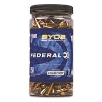 Federal BYOB, .17 HMR, JHP, 17 Grain, 250 Rounds with Bottle 770BTL250