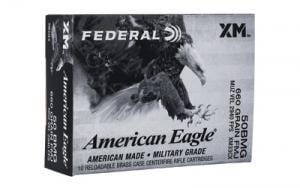 Federal American Eagle Brass .50 BMG 660-Grain 10-Rounds FMJ 604544674989