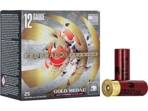 Federal Premium Gold Medal Paper Ammunition 12 Gauge 2-3/4 1 oz #8 Shot 3-1/4 Dram Eq. - 191368" 604544676174
