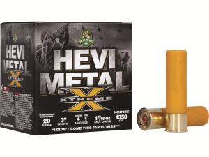Hevi-Shot Hevi-Metal Xtreme Ammunition 20 Gauge 3 1-1/16 oz Tungsten & Steel Non-Toxic Shot - 397584" 604544688993