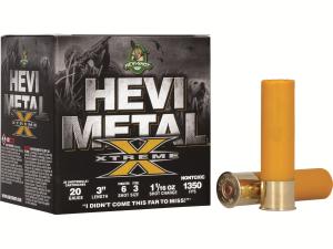 Hevi-Shot Hevi-Metal Xtreme Ammunition 20 Gauge 3 1-1/16 oz Tungsten & Steel Non-Toxic Shot - 852155" 604544689013