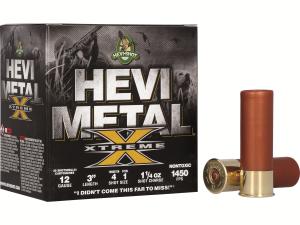 Hevi-Shot Hevi-Metal Xtreme Ammunition 12 Gauge 3 1-1/4 oz Tungsten & Steel Non-Toxic Shot - 477245" HS38122