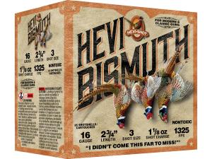 Hevi-Shot Bismuth Upland Ammunition 16 Gauge 2-3/4 1-1/8 oz Non-Toxic Shot - 896176" 604544689365