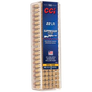 CCI Suppressor Max Segmented HP Rimfire Ammunition 