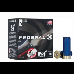 Federal Master Class Shotshells 12ga 2-3/4" 1-1/8oz 1250 fps #8 25/ct 