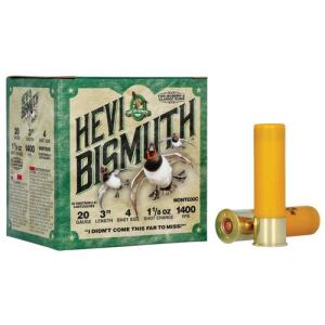 HEVI-SHOT HEVI-HITTER 20GA 3IN 7/8OZ #4 TUNGSTEN/STEEL 25 RD/BX 10 BX/CS 