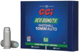 CCI Bismuth Shotshell 10mm Auto Ammo 95 Grain Bismuth Shot Box of 10 604544704297 Free Shipping with $100 