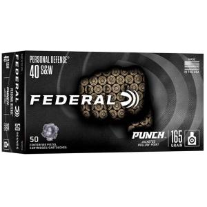 Federal PUNCH .40 S&W 165 Gr JHP 