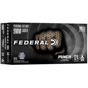 Federal PUNCH 9mm Luger / Parabellum 124 Gr JHP