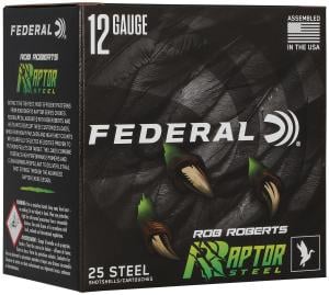 Federal Raptor Steel 12GA 3" 1-3/8OZ #3 