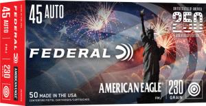 Federal USA 250th  .45 ACP 230gr FMJ 