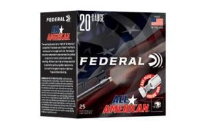 Federal FAA207.5 20Gauge 2.50” 7/8oz 7.5Shot 25 Per Box/10 Case