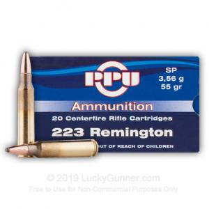 223 Rem - 55 Grain SP - Prvi Partizan - 1000 Rounds 605003800477