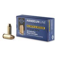 PPU, .40 Smith &amp;amp; Wesson, FPJ, 165 Grain, 50 Rounds 605003813149