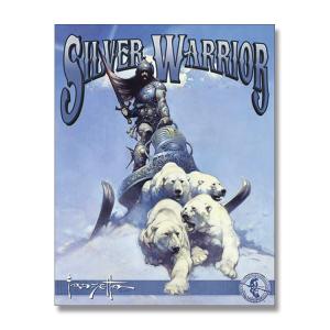 Frazetta Silver Warrior Tin Sign Model 2112