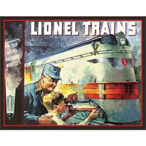 Tin Signs 2283 12 1/2" x 16 Inch Lionel 1935 Sign