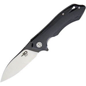 Bestech G11D1 Beluga Linerlock Knife with Black G10 Handle