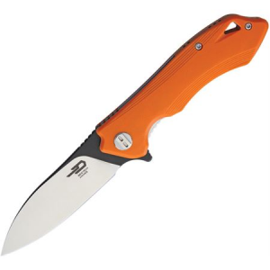Bestech G11E1 Beluga Linerlock Knife with Orange G10 Handle