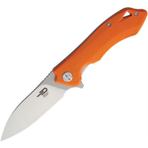 Bestech G11E2 Beluga Linerlock Knife with Orange G10 Handle