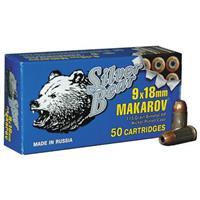 Silver Bear, 9x18mm Makarov, HP, 94 Grain, 1,000 Rounds A919RHPN