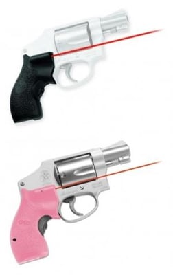 Crimson Trace Lasergrip for S&W J-Frame Round Butt Revolver, Front Activation, LG-105-PINK LG105PINK