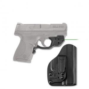 Crimson Trace Laserguard Green Laser Sight for S&W Shield Handgun, w/Blade Tech IWB Holster, LG-489G-HBT 610242006335