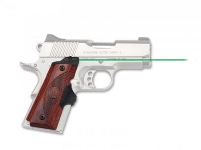 Crimson Trace Master Series Lasergrip w/ Green Laser for 1911 Compact, Rosewood, LG-902G LG902G