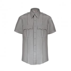 Elbeco TexTrop2 Short Sleeve Shirt - Mens, 17.5 in, Gray, 3311N-17.5