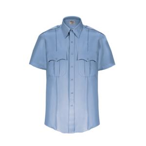 Elbeco TexTrop2 Short Sleeve Shirt - Mens, 16.5 in, Blue, 3313N-16.5