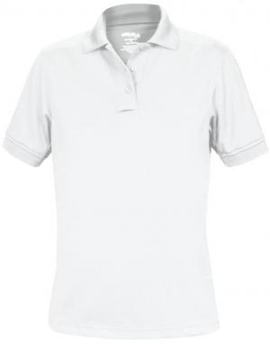 Elbeco UFX Tactical Women's Polo S/S Shirt | White | Small | Polyester | LAPoliceGear.com UFX-WOMEN-POLO_095