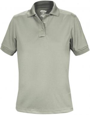 Elbeco UFX Tactical Women's Polo S/S Shirt | Silver Tan | Large | Polyester | LAPoliceGear.com UFX-WOMEN-POLO_086