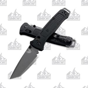 Benchmade 537GY Bailout Folder Gray Cerakote CPM-3V Steel Blade Black Grivory Handle 610935153700