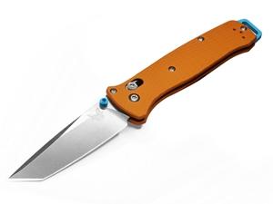 Benchmade Bailout 3.38" Axis Folding Knife, Orange Aluminum 537-2301