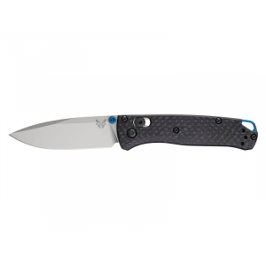 BENCHMADE MINI BUGOUT AXIS DROP POINT FOLDING KNIFE, CARBON FIBER - 533-3 