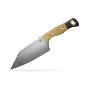 Benchmade Station 5.97 inch Fixed Blade Knife - Maple/Stonewash 4010-02