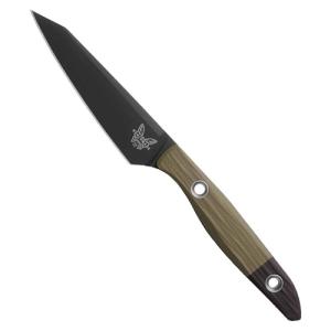 BENCHMADE True Paring Knife Fixed Blade Knife OD Green G-10 