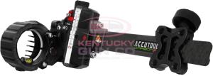 AXCEL ARCHERY Accutouch Carbon Pro Slider Sight 5 Pin ACUT-C510-4-BK