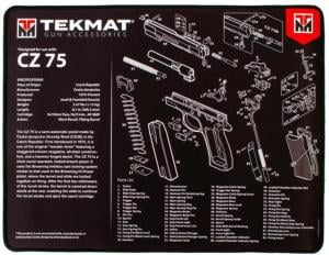 TekMat Ultra 20 - CZ-75 Gun Cleaning Mat, TEK-20-CZ75