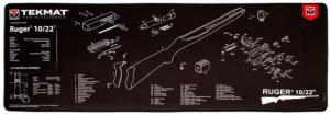 TekMat Ultra 44 - Ruger 10/22 -Gun Cleaning Mat, Black, TEK-44-1022 TEK441022