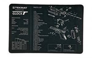 TEKMAT PISTOL MAT FOR GLOCK BLK R17-GLOCK