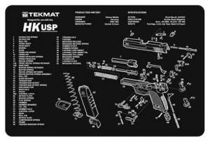 TekMat TEKMAT ARMORERS BENCH MAT 11"x17" HECKLER & KOCH USP 17-HKUSP