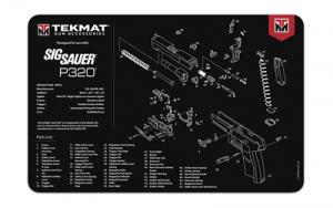 TekMat TEKMAT ARMORERS BENCH MAT 11"X17" SIGARMS P320 BLACK 17-SIGP320