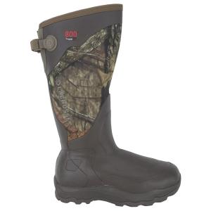 Lacrosse Alpha Agility 17" 800g Mossy Oak B/U-C Neoprene Boot Sz 11 339074-11