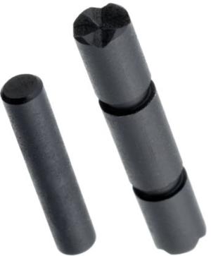 Tyrant Designs Glock 43/43X/48 Compatible Pins w/ Diamond Cut, Black, TD-GLPIN-DIA-48-BLK TDGLPINDIA48BLK