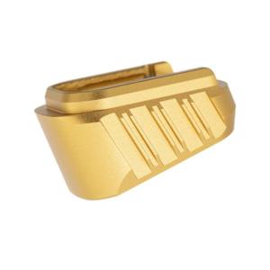 Tyrant CNC Hellcat/Hellcat Pro +3 Magazine Extension, Gold, TD-HCATMAGEX3-GOLD-3RD TDHCATMAGEX3GOLD3RD