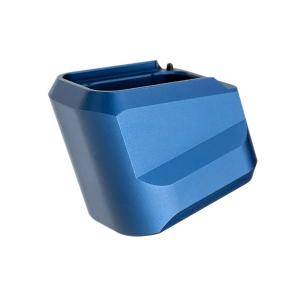 Tyrant CNC TDVP9MAGEXBLUE Magazine Extension Fits H&K VP9/VP40/VP30 5rd Blue Aluminum 